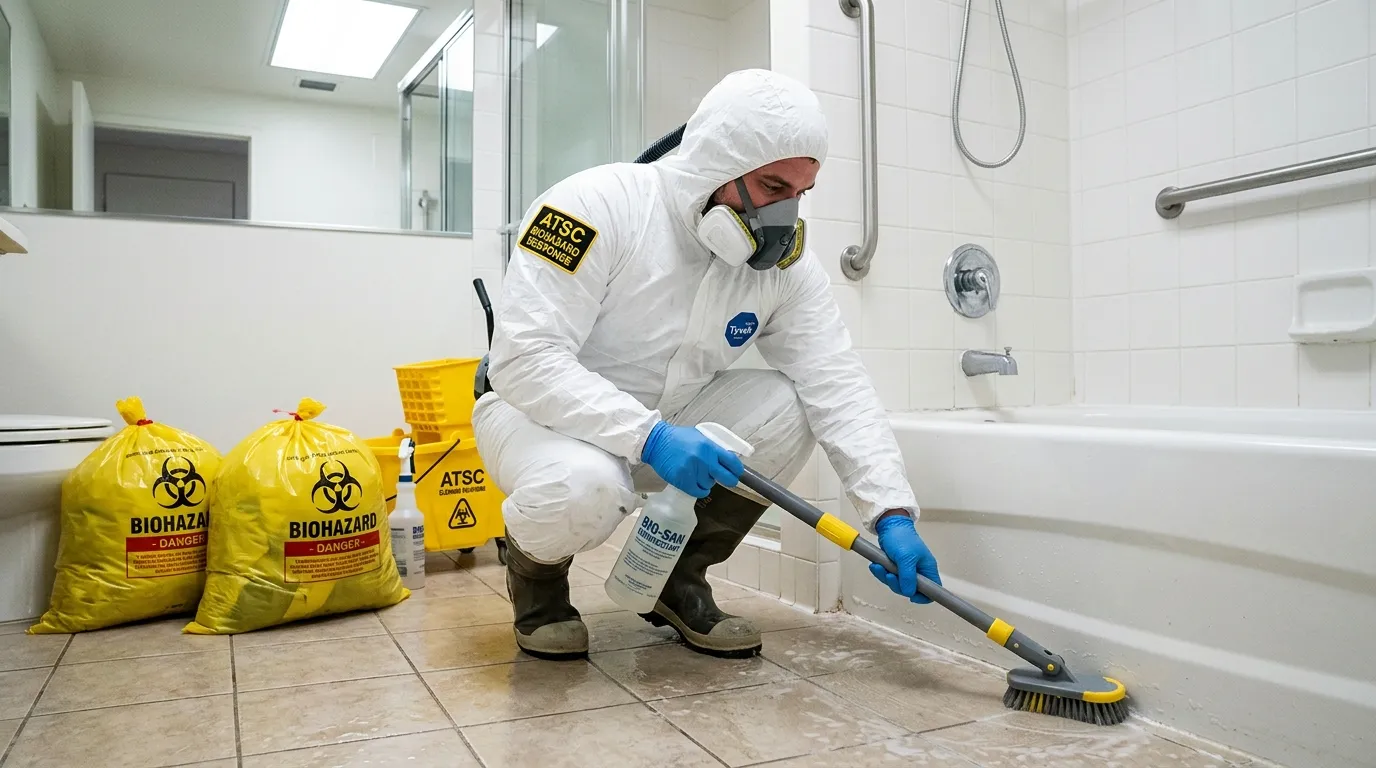 Decontamination equipment deployed for Blood Cleanup in Berkley